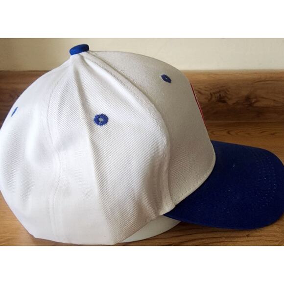 E Royal Credit Union Embroidered Baseball Cap White Blue Adjustable Fitted K - Picture 3 of 10